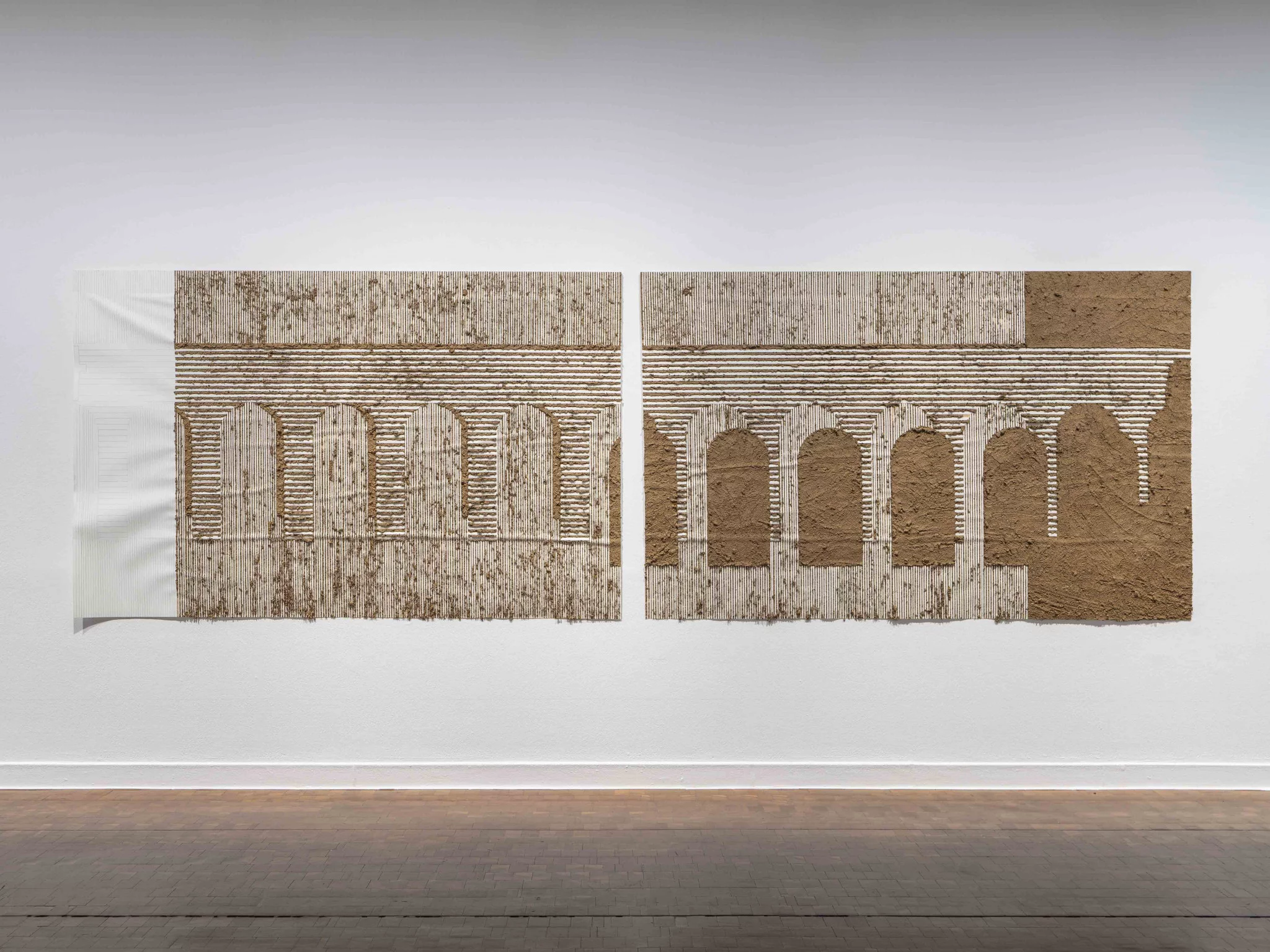 〈출현의 표면(두폭화)〉, 2023 Surface of Emergence (diptych), 2023